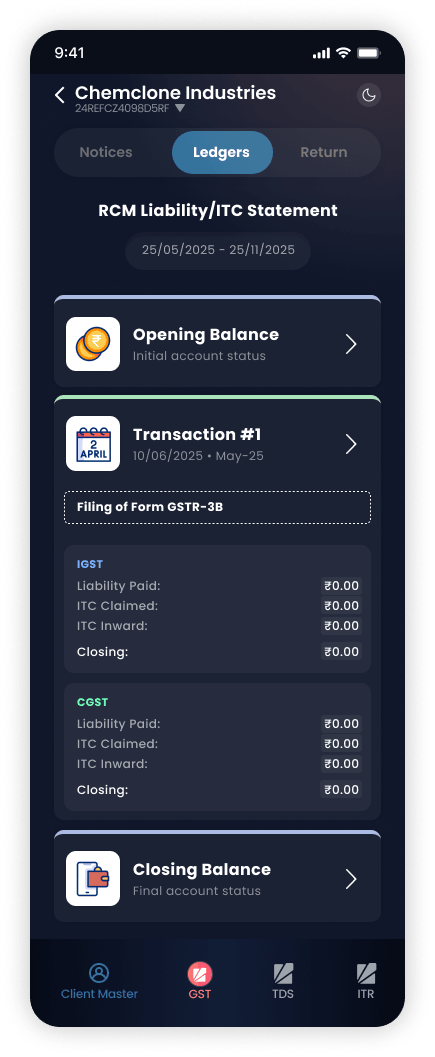 Transaction Details