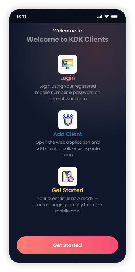 Welcome / Get Started
